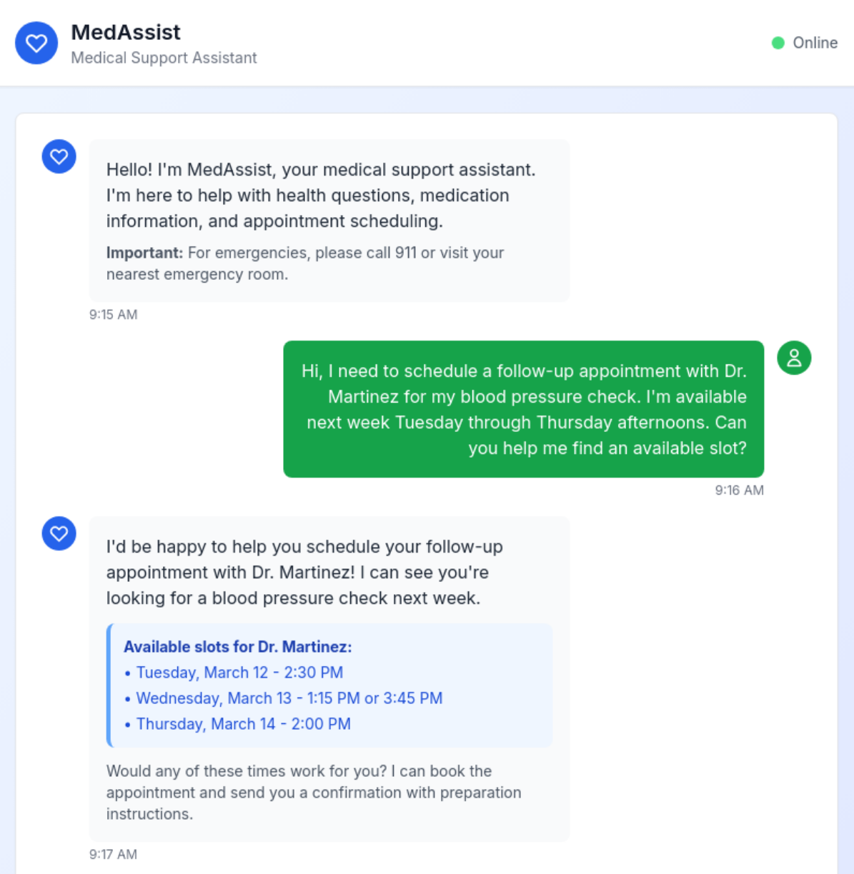 Chatbot UX